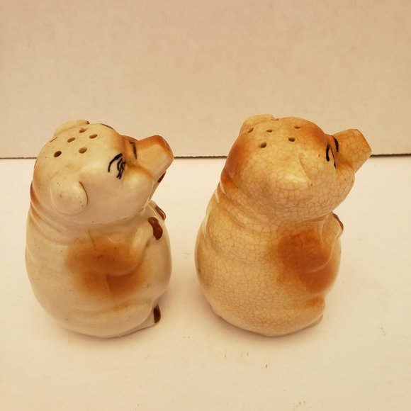 Vintage Pigs Salt & Pepper Shaker Set - Picture 4 of 6